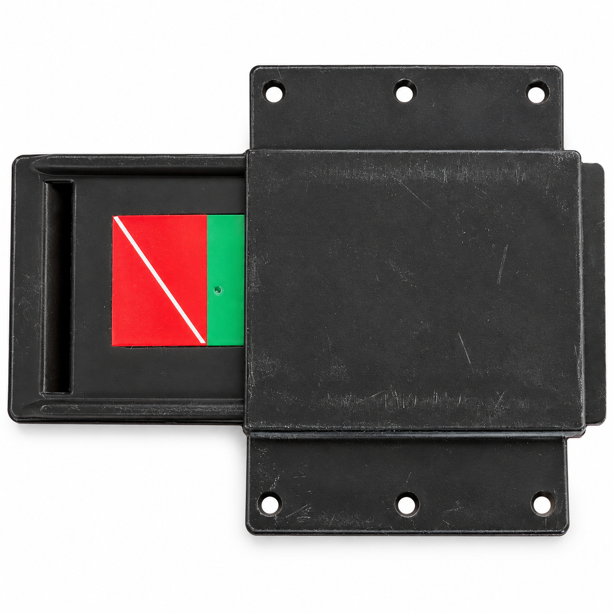 Portable Toilet Door Slide Latch with Red/Green Indicator – PN 1090 — product detail