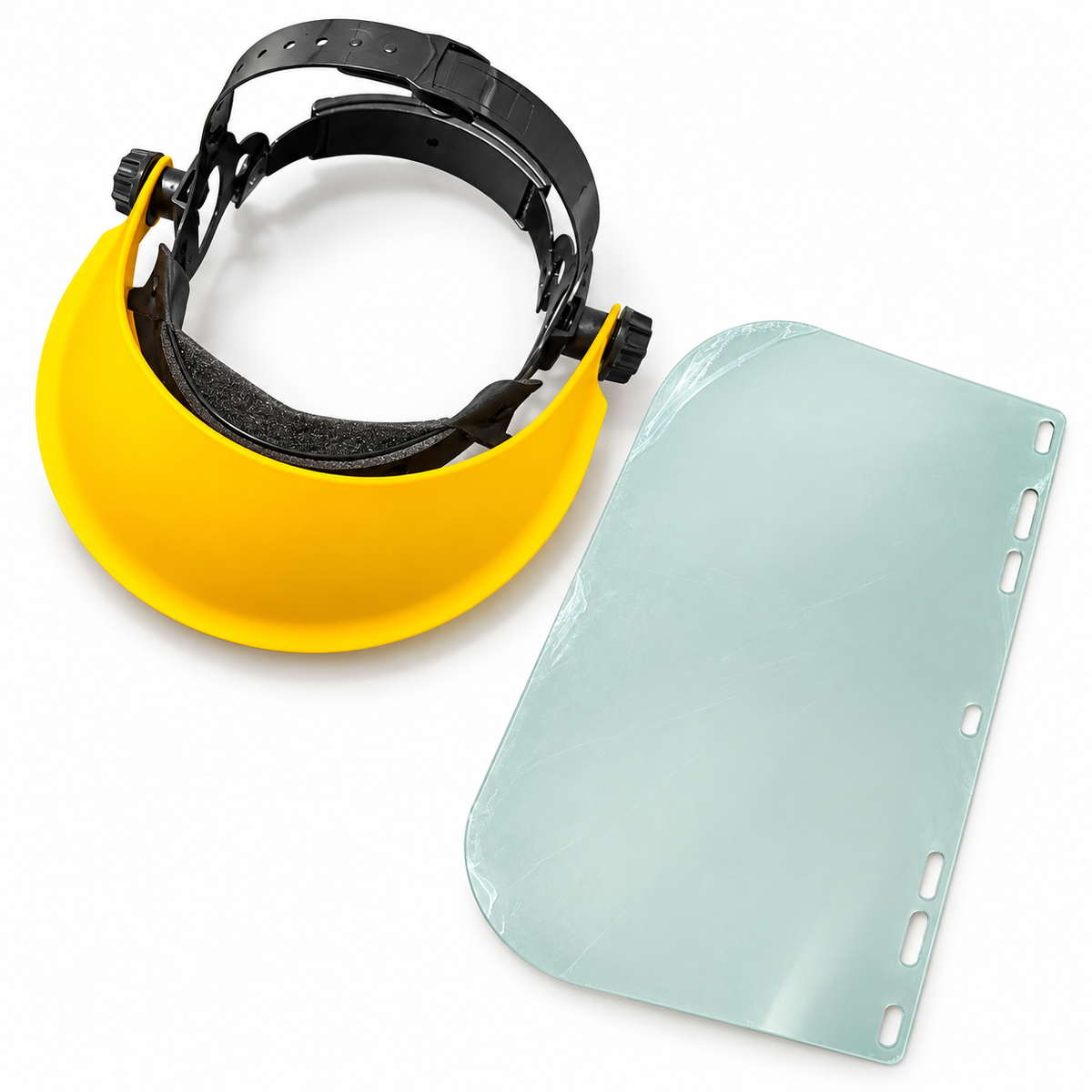 Liberty Safety face shield kit with headgear and clear visor supplied unassembled