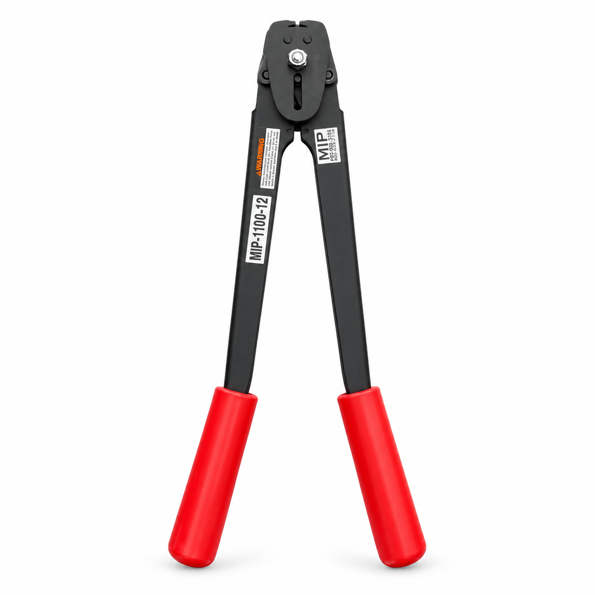 MIP-1100-12 red grip long handle steel strapping sealer - primary product photo