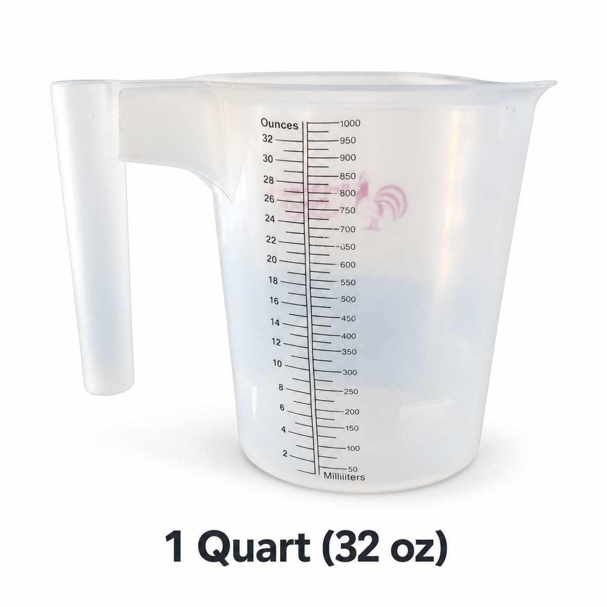 Red Rooster measuring pitcher - 1 Quart (32 oz)
