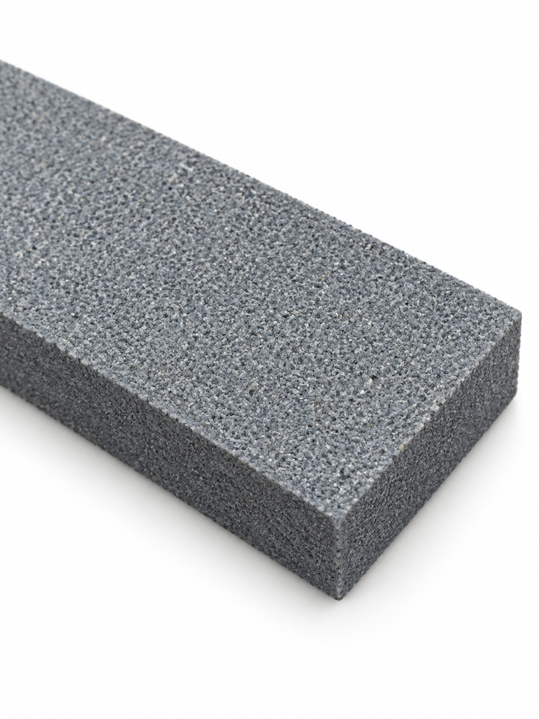 Gray sharpening stone abrasive surface detail