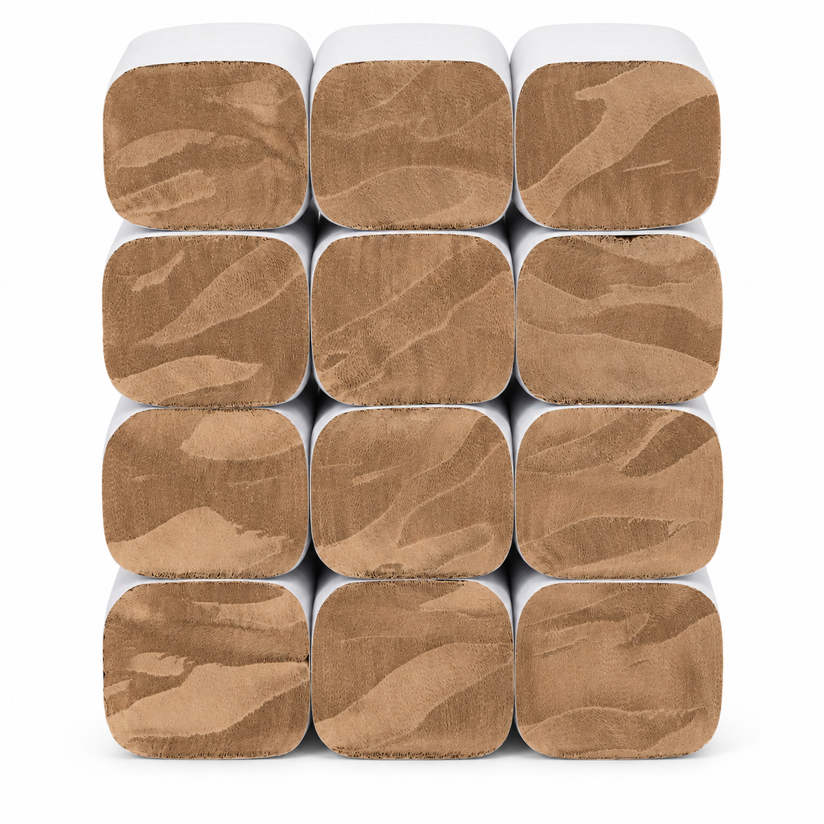 SunnyCare 5402 Brown Single-Fold Paper Hand Towels – 4,008 Towels/Case — sunny0 on white background
