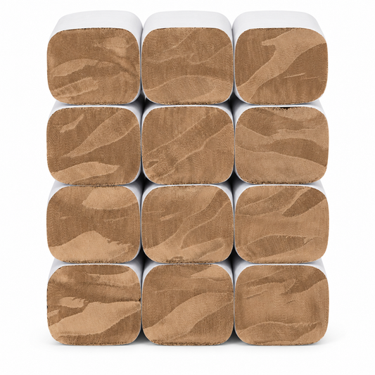 SunnyCare 5402 Brown Single-Fold Paper Hand Towels – 4,008 Towels/Case — sunny0 on white background