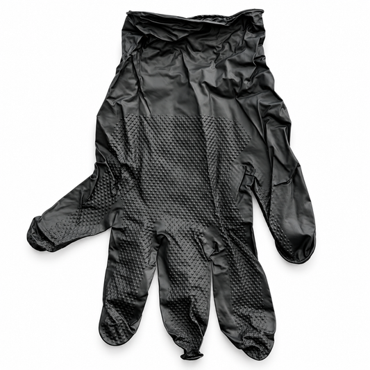 Black nitrile gloves XXL