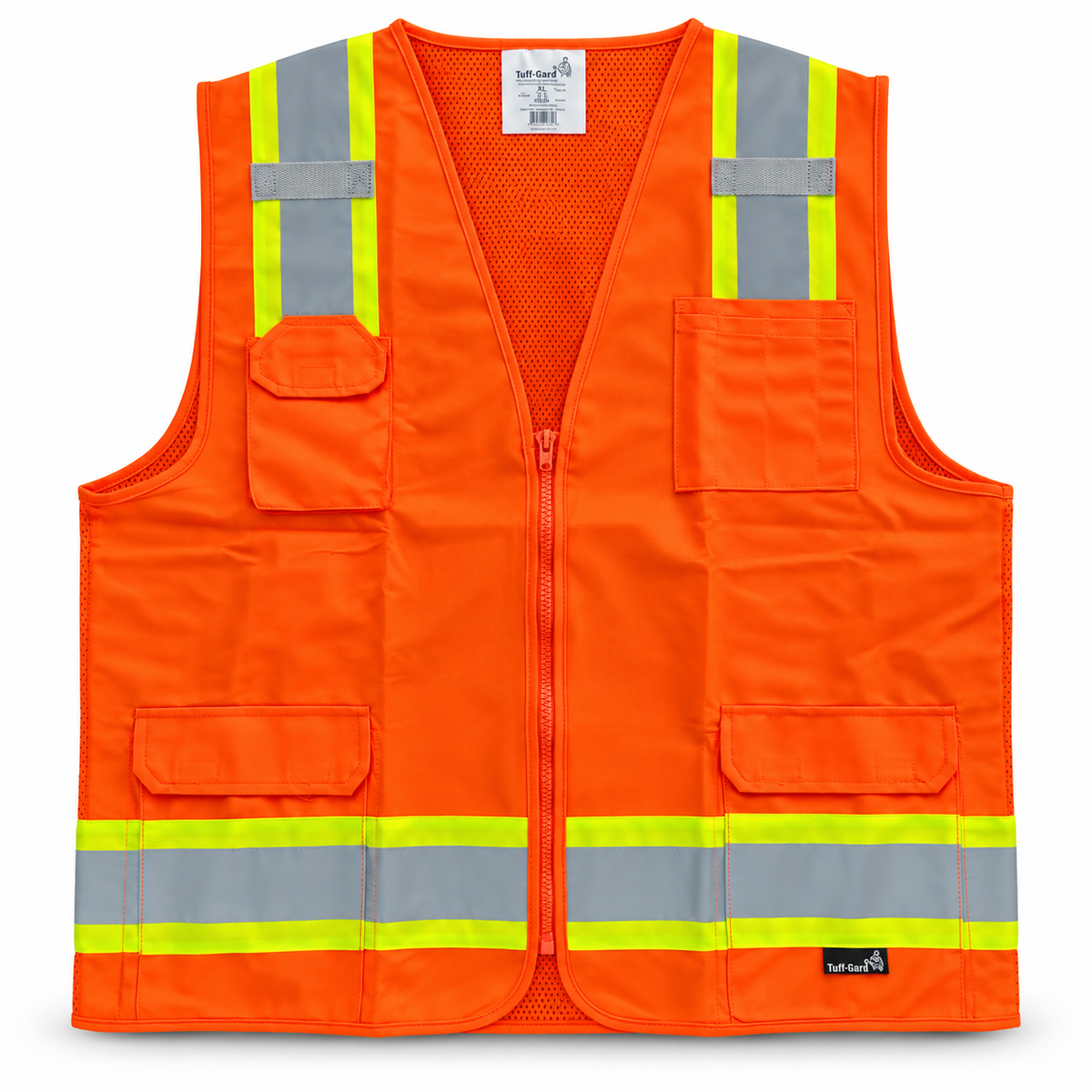 Orange surveyor vest