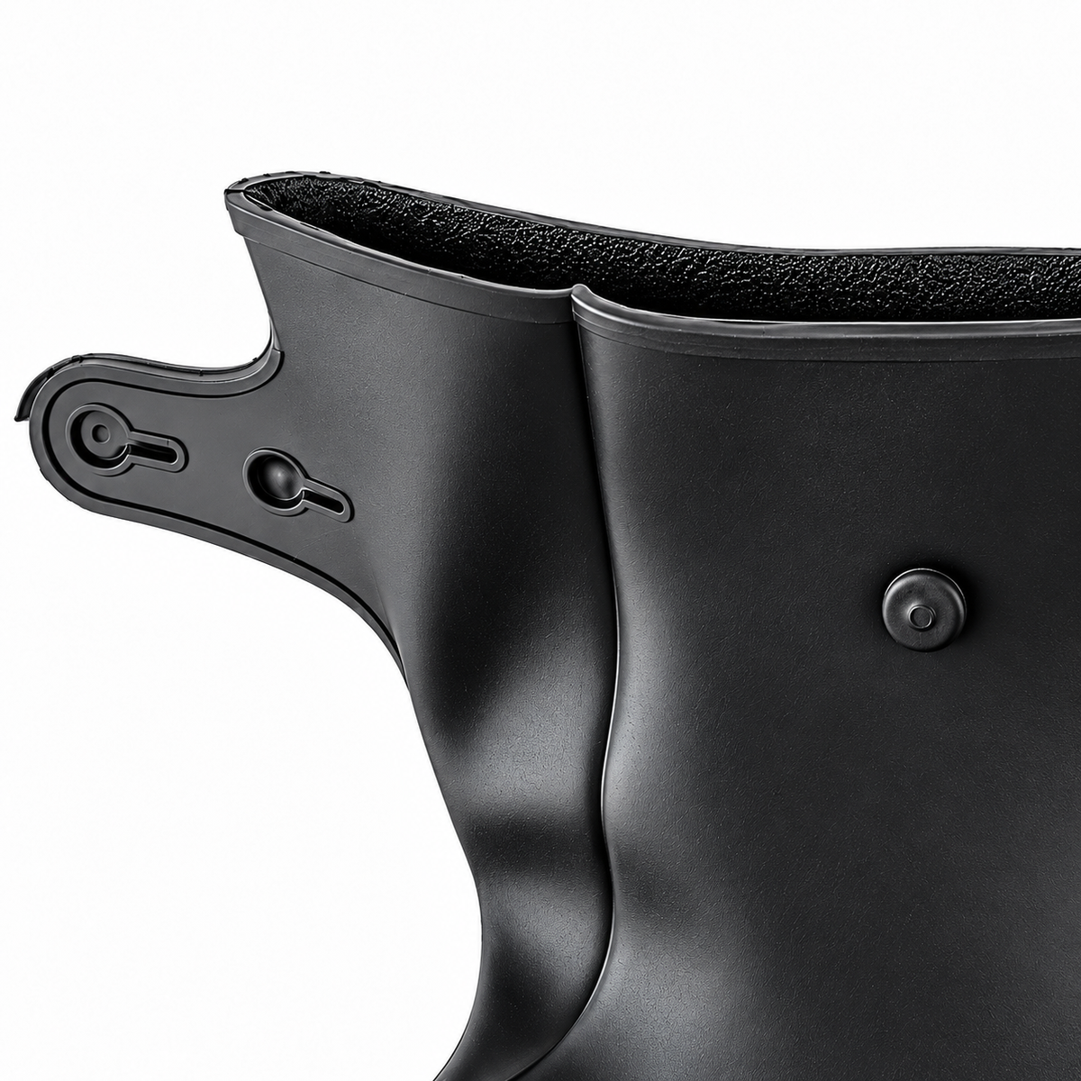 Tingley Workbrutes 35121 overboot closure and PVC texture close-up