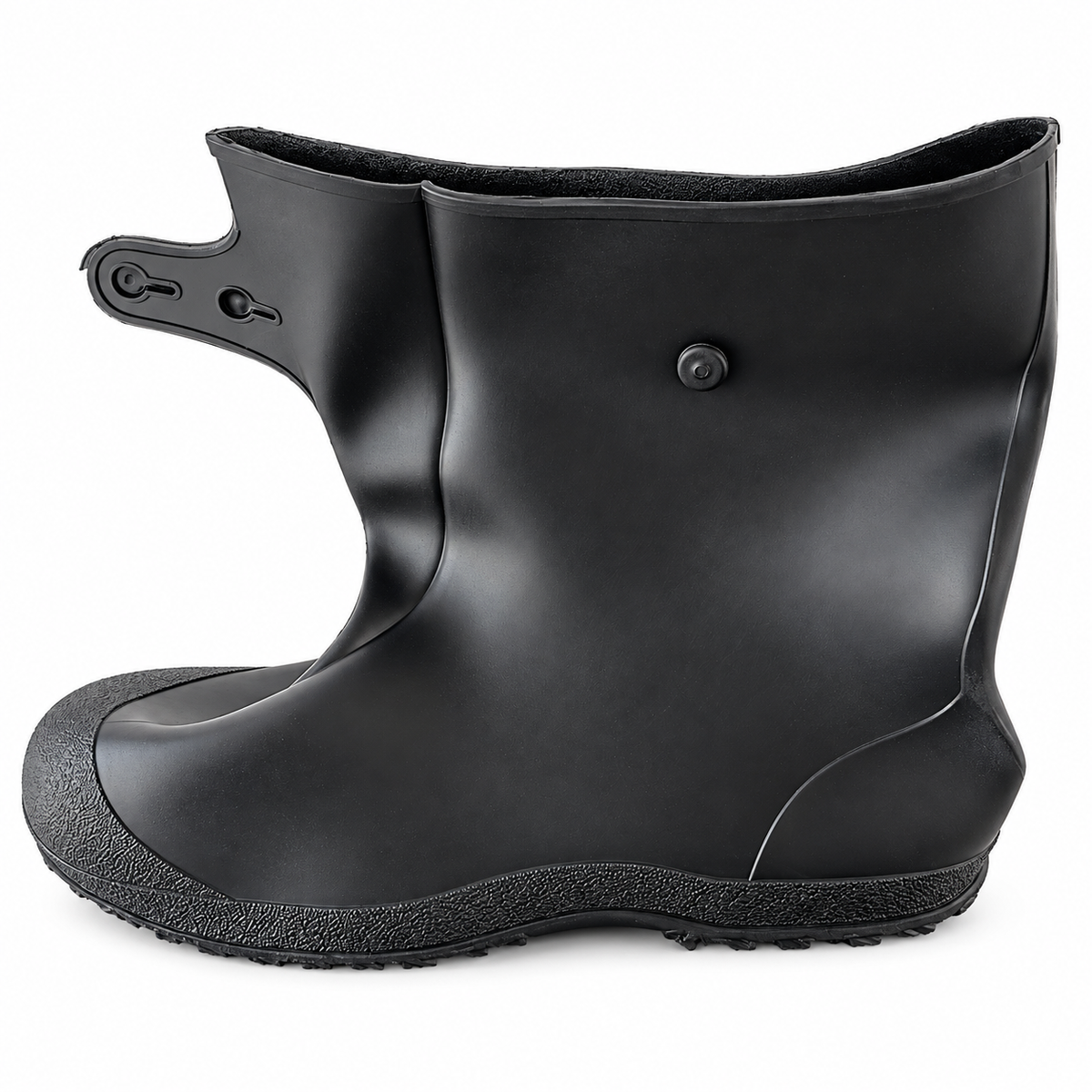 Tingley Workbrutes 35121 10 in PVC Overboots – Black — tingley2 on white background