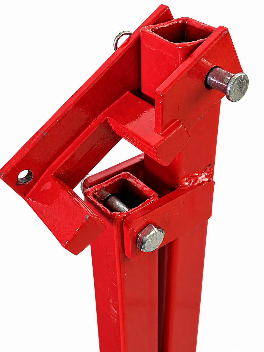 Close-up of Valley 2060-0 T-post lifter mechanism on white background