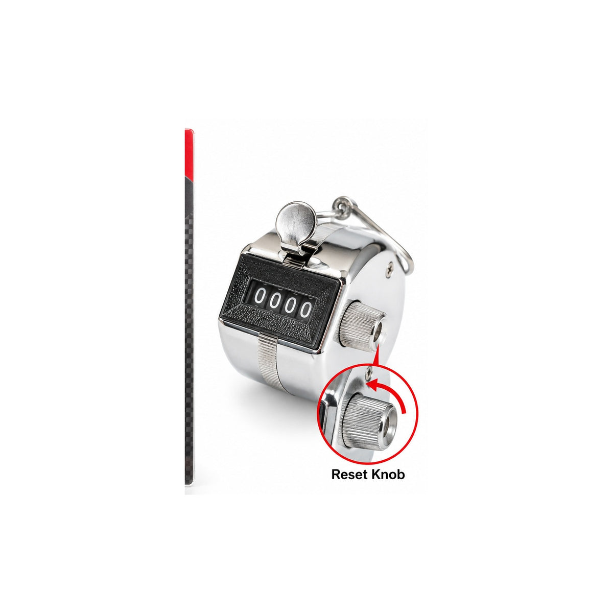 Zenport TC122 tally counter detail view on white background