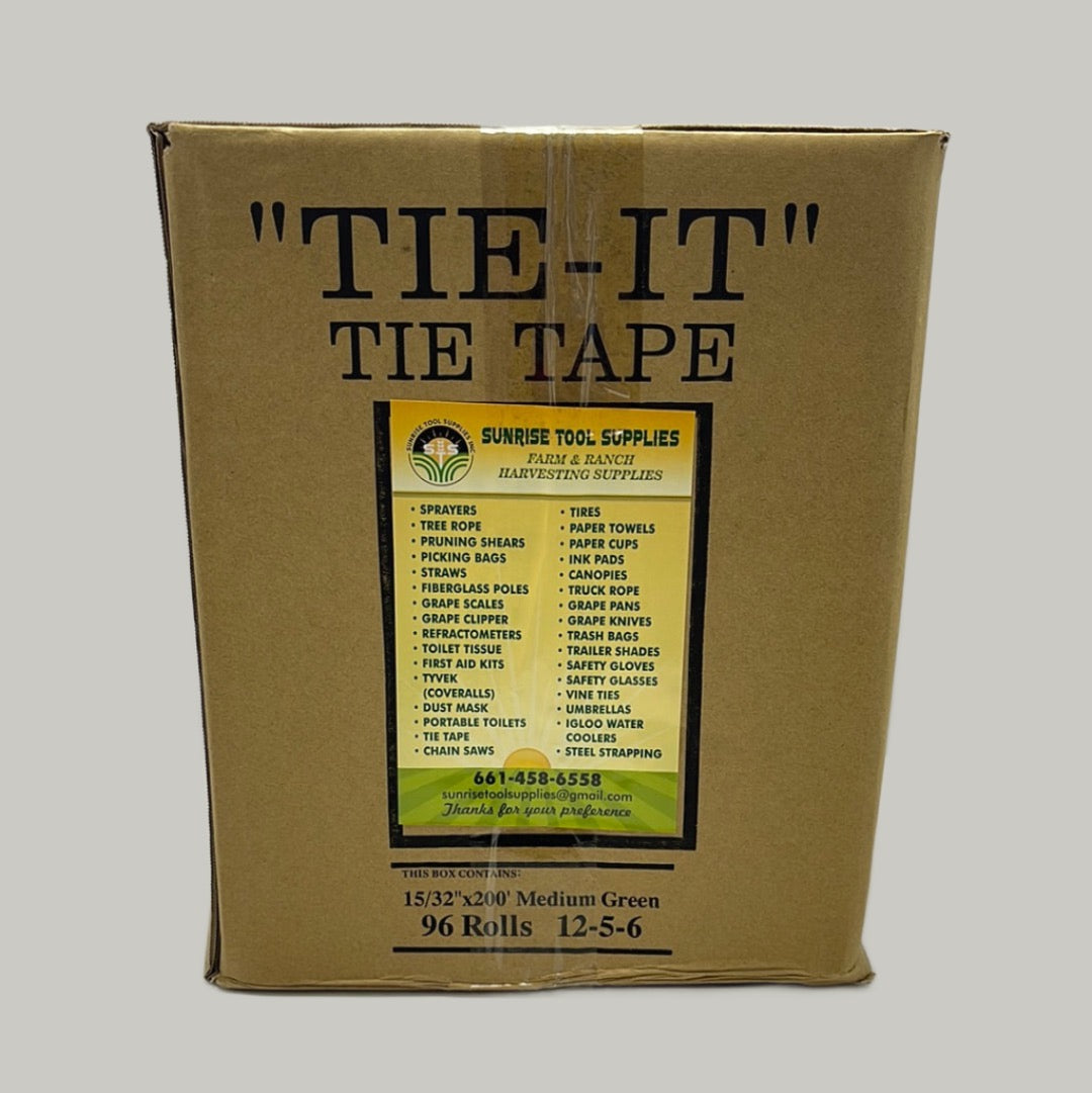 Medium Green Tie Tape 1/2X200