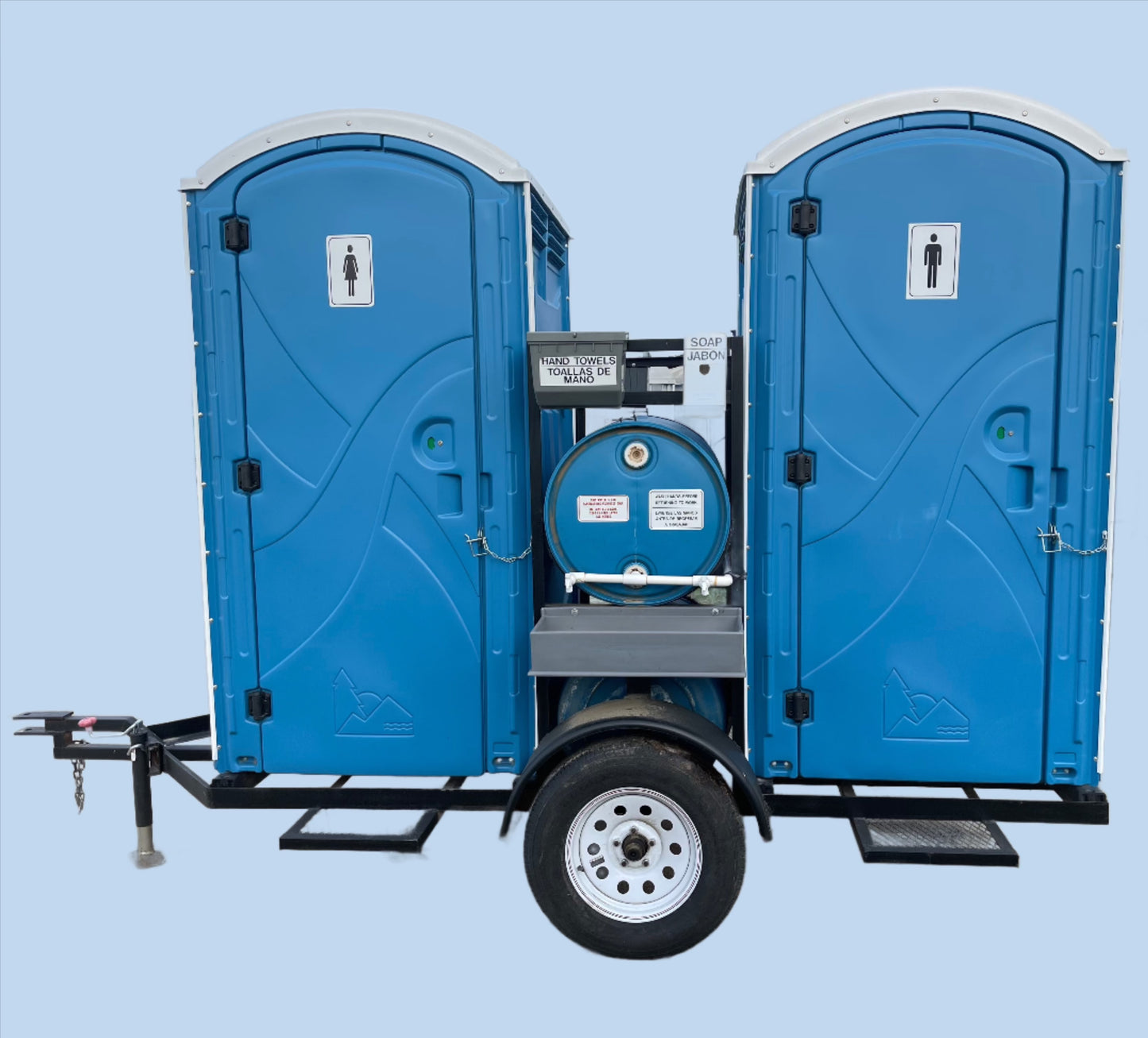 Double Portable Toilet