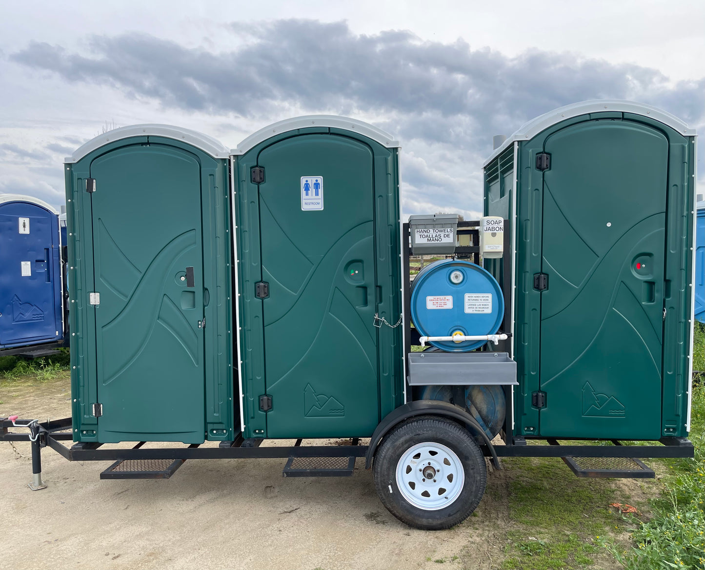 Tripple Portable Toilet